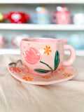 Tulip Cup and Saucer Set