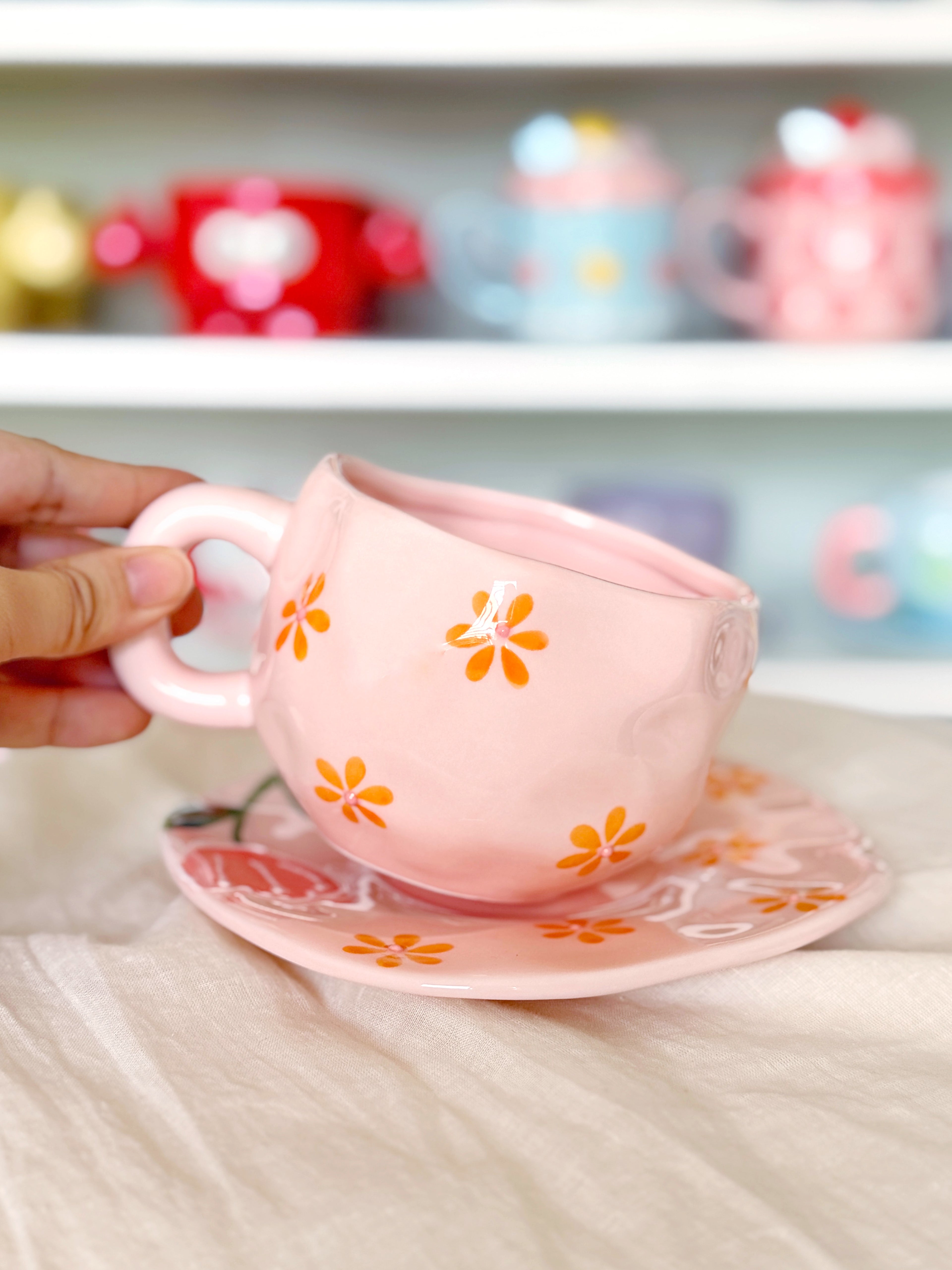 Tulip Cup and Saucer Set